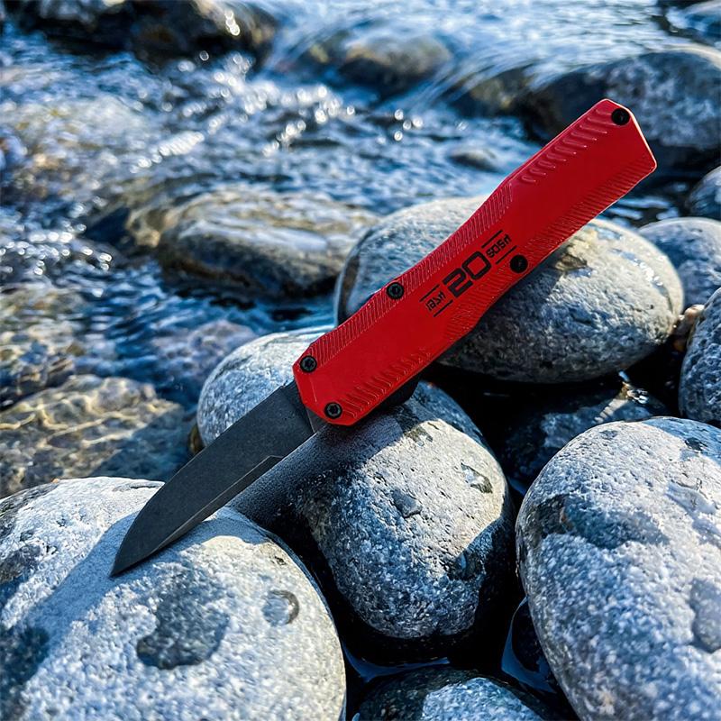 EDC Folding Pocket Knife – Lightweight Compact Utility Knife with Anti-Slip Nylon Handle, Durable Outdoor Tool for Camping, Hiking, Fishing, Survival & Everyday Carry