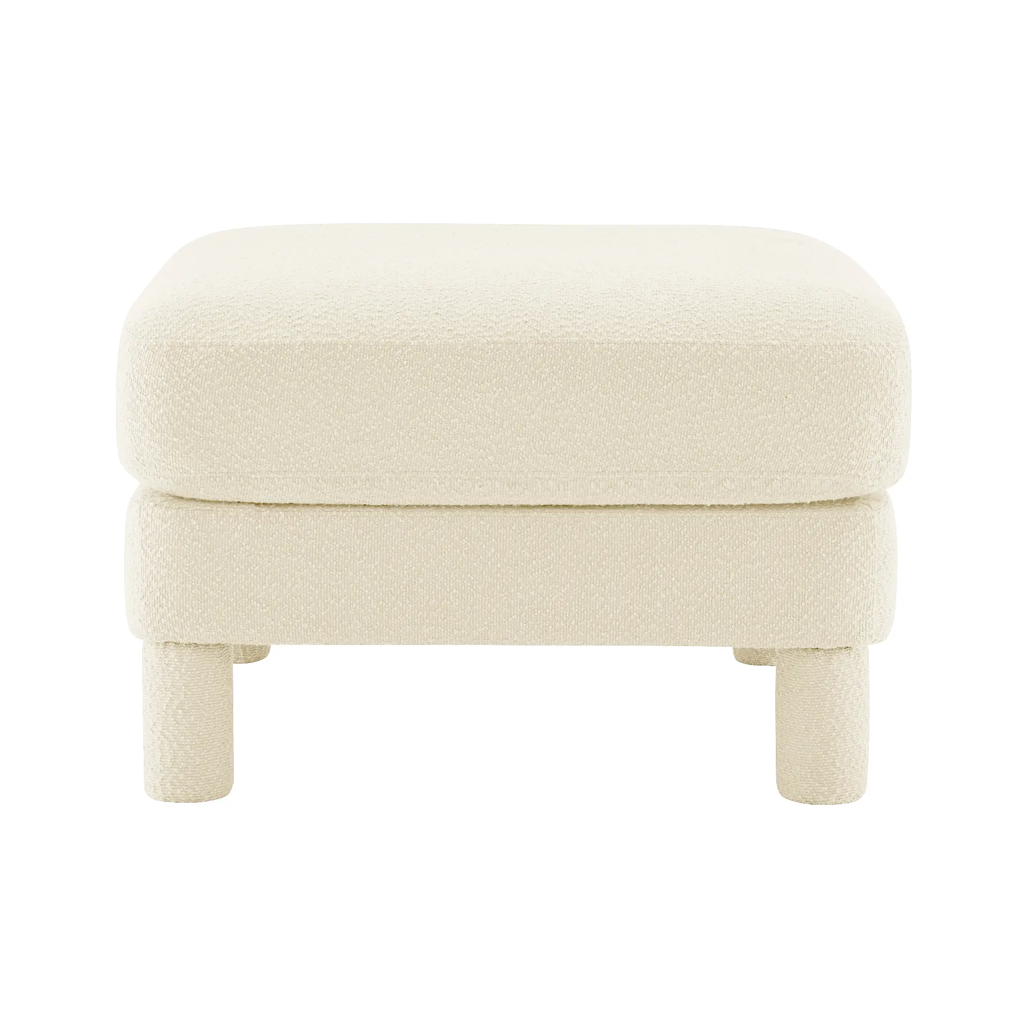 ARCH Lucas Ottoman Polyester Beige Footrest Stool for Living Room Bedroom Nursery Accent Furniture with Plush Upholstered Seat Padded Foot Stool Compact Design Easy Assembly, Home Furniture and Household Product Search Terms for US Online Shopping