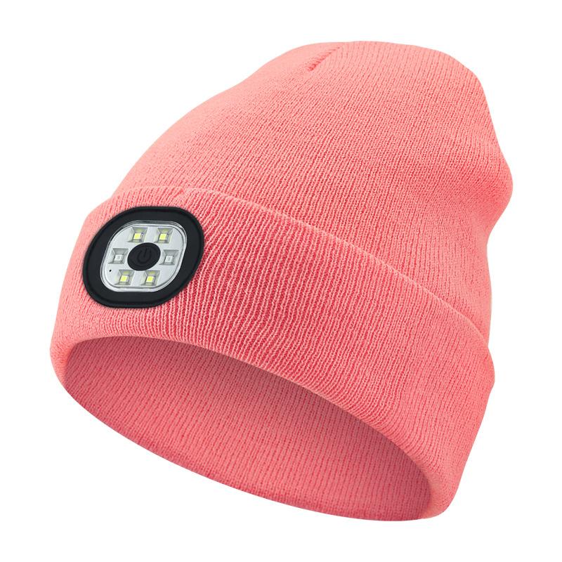 Women&Men LED Light Up Beanie Winter Hat – USB Rechargeable Warm Cap Gift for Men Him Father Outdoor