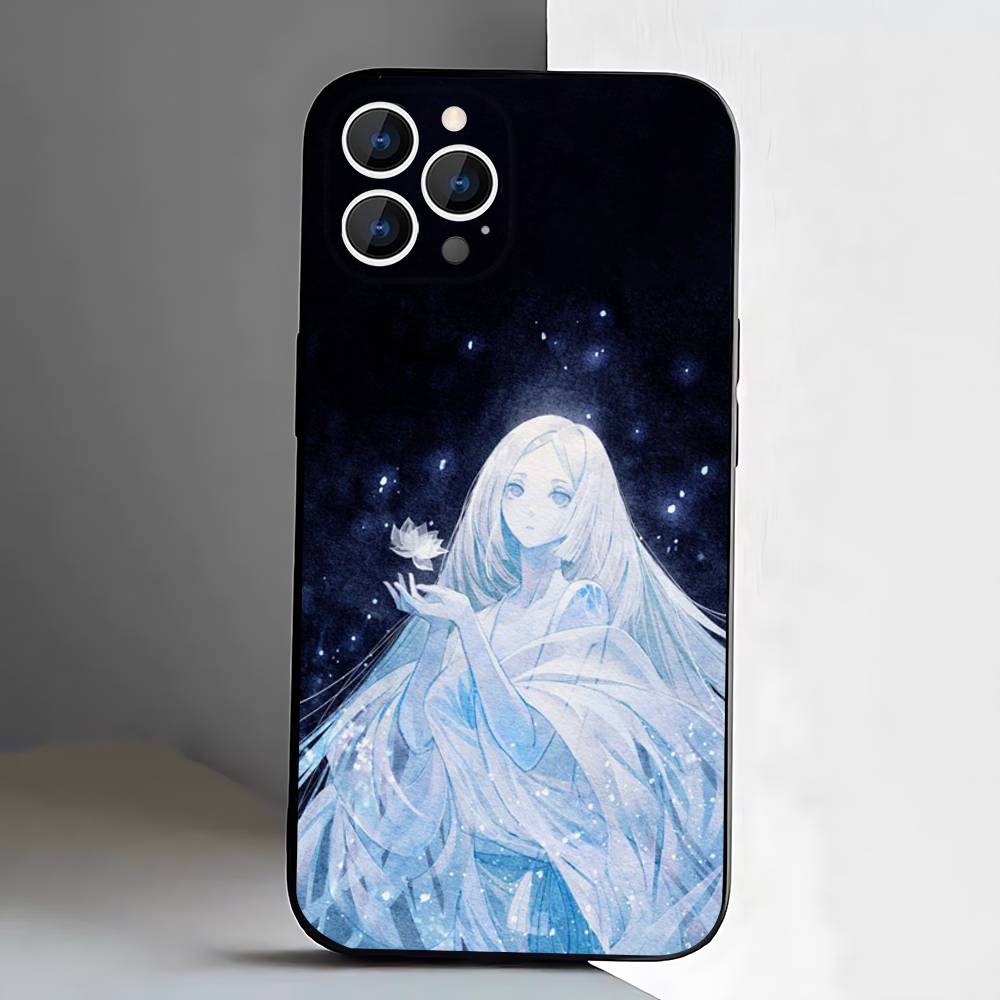 Game Onmyoji Phone Case For iPhone 17,16,15,14,13,12,Pro,Max,Plus,E,SE4,Air,Mini Black Soft Box