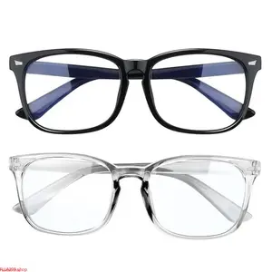 Blue-light blocking gaming glasses featuring high-definition polycarbonate lenses; lightweight, durable, and anti-reflective frames suitable for men and women—ideal for office work, watching TV, and daily wear (Father's Day gift).