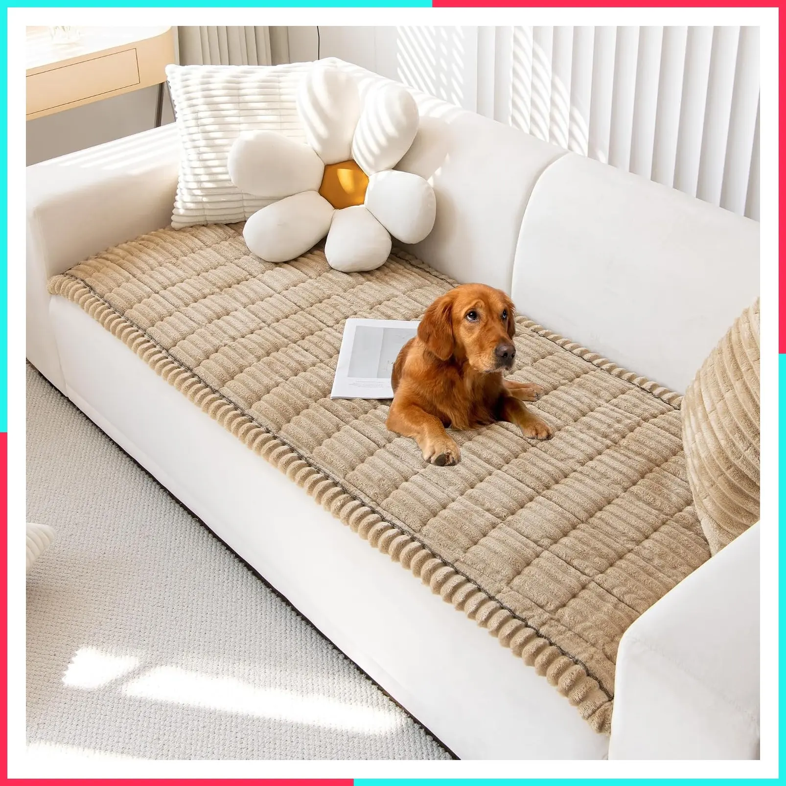 Washable Non Slip Couch Cover for Dogs, Pet Sofa Furniture Protector