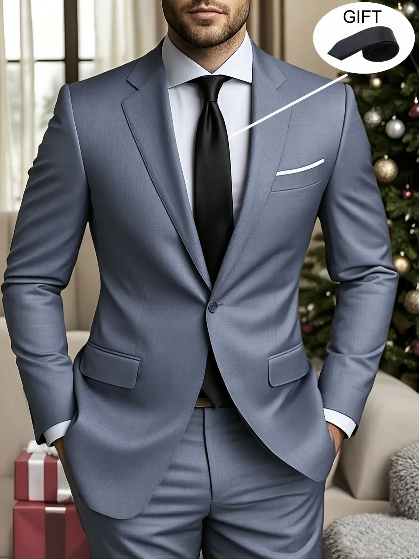 Men's 3pcs Suit Set, Work Uniform, Holiday Gift, Business, Halloween, Large Suit, Formal Tie, Suit Pants, Wedding Dress