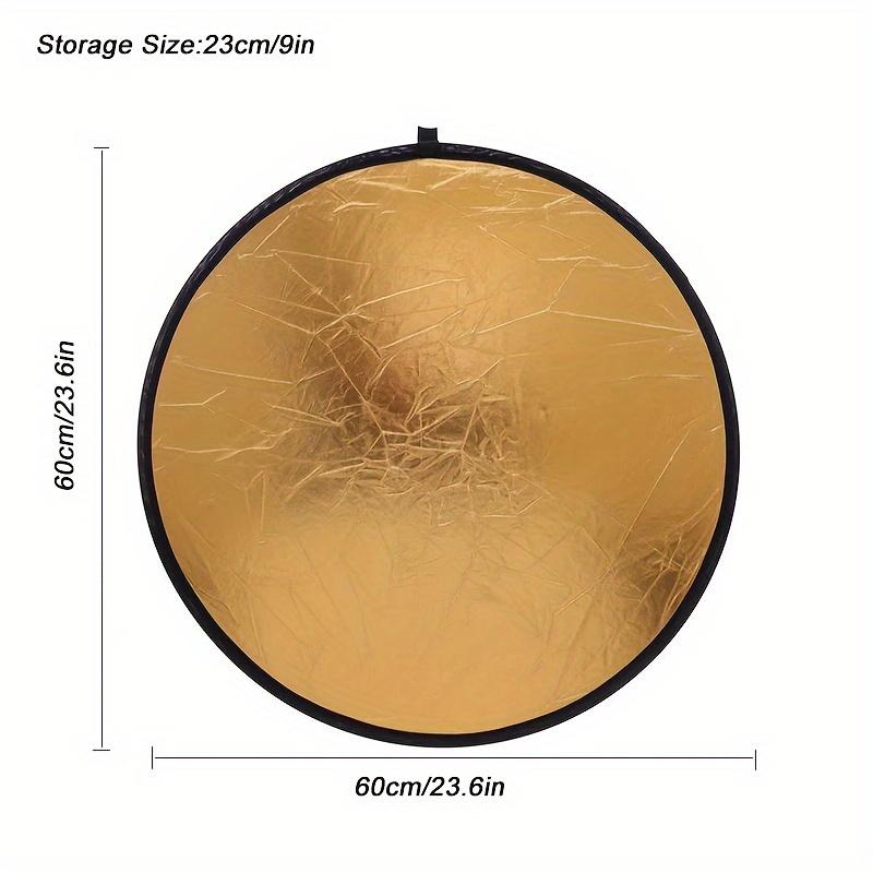 Photography Reflector, 30-110cm Sizes, Portable Mini Design, Outdoor Lighting, Photographic Fill Light, Includes Soft Board, 5-In-1 Functionality