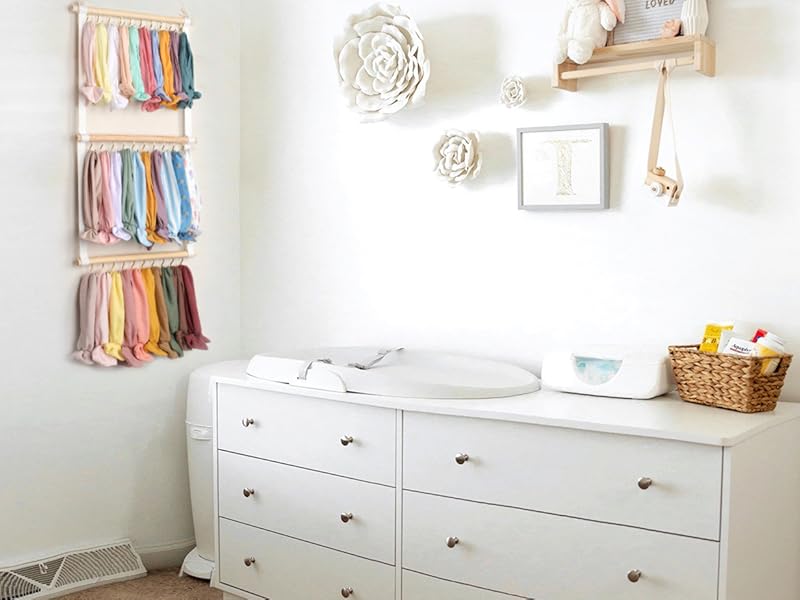 Headband Holder Head Bands Organizer for Girls, Baby Headbands Hair Accessories Organizer Storage Wall Hanging Decor for Nursery Toddler Girls Room