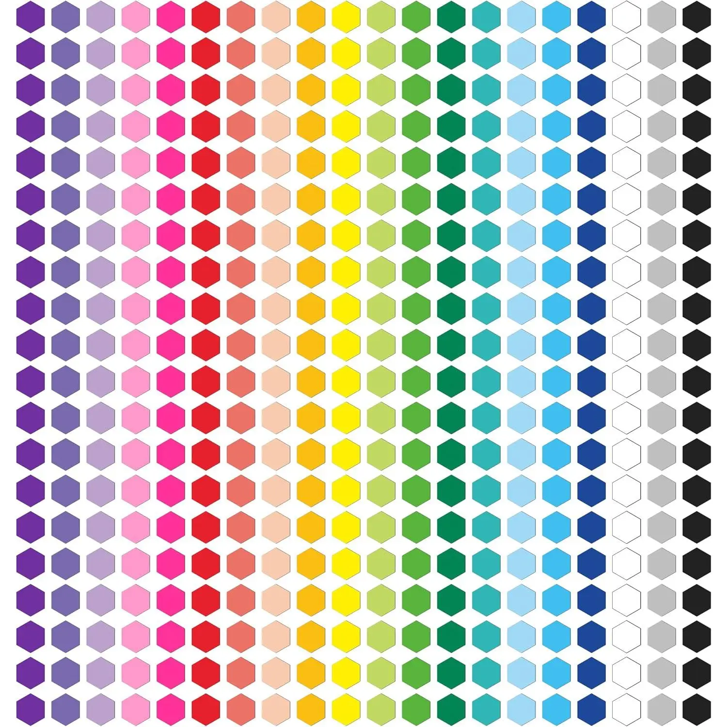8000 count Small Dot Stickers 1/3" Shaped Stickets 20 Colors Color Coding Labels Circle Label Stickers for Office,Classroom