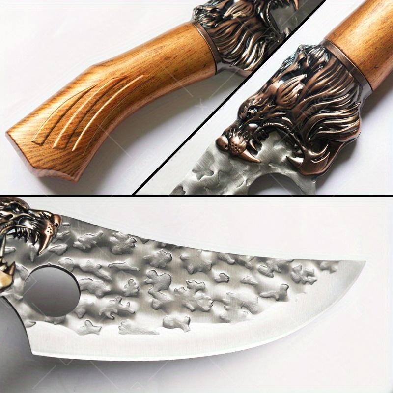 6PCS Handmade Forged Professional Kitchen Chef Knife Set Stainless Steel Butcher Boning Cutting Knives Vegetable Chopper