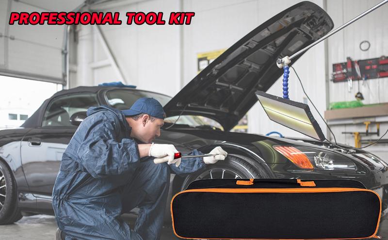 Portable Car Repair Tool Kit for Car Door & Tire, 1 Set  Portable Universal Car Unlock Tool Set Universal Car Emergency Repair Kit