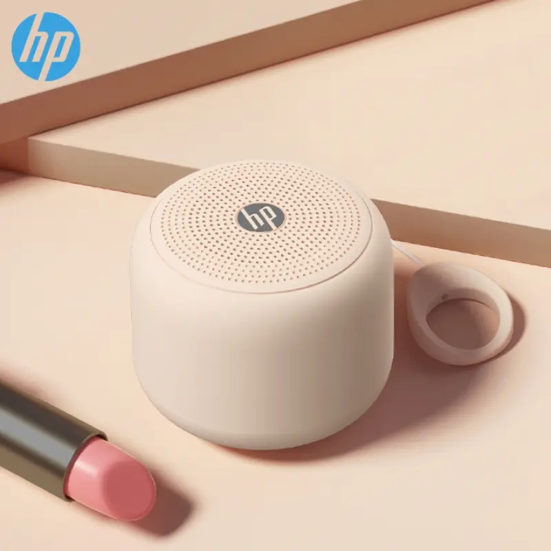 HP Wireless Speaker, USB Rechargeable Subwoofer Speaker, Home Audio Outdoor Music Player, Stylish High Quality Charm for Mobile Phones and Computers, Outdoor Wireless Speakers