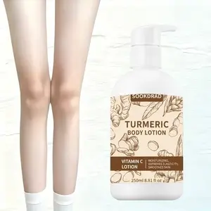 Moisturizing Body Lotion, Turmeric & Vitamin C, Hydrating & Brightening, Smooths Skin, 250ML, for Dry Rough Skin, Daily Care