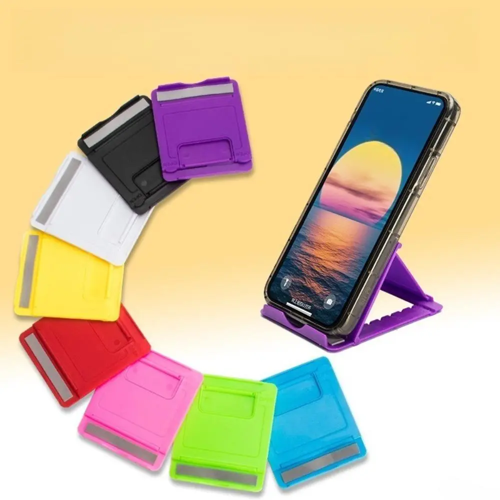 Foldable Phone & Tablet Stand, Universal Adjustable Lazy Holder for Live Streaming, Portable Collapsible Desktop Laptop Support, Stable Multi-Angle Hands-Free Cradle Compatible with All Smartphones, Tablets & Laptops