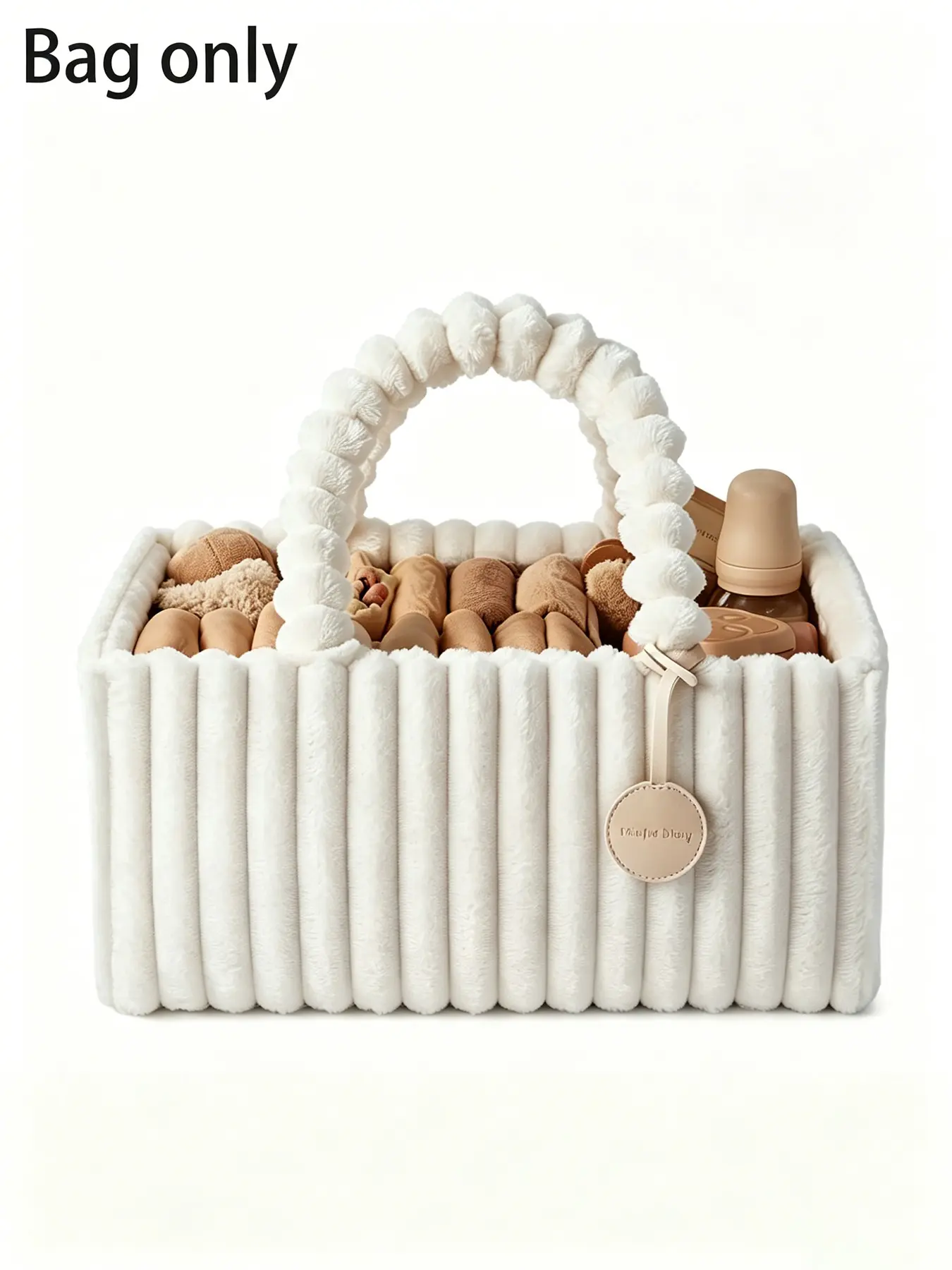 Large Capacity Maternity Storage Bag, Detachable Dividers, Ideal for Home, Pregnancy, Organization, Outdoor, Comfortable Handle