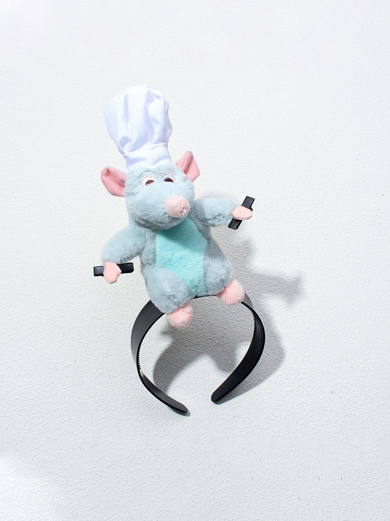 Women's Cute Cartoon Mouse Rabbit Plush Hairband, Fun Halloween Makeup Prop, Adorable Party and Holiday Costume Headwear, Party Accessory