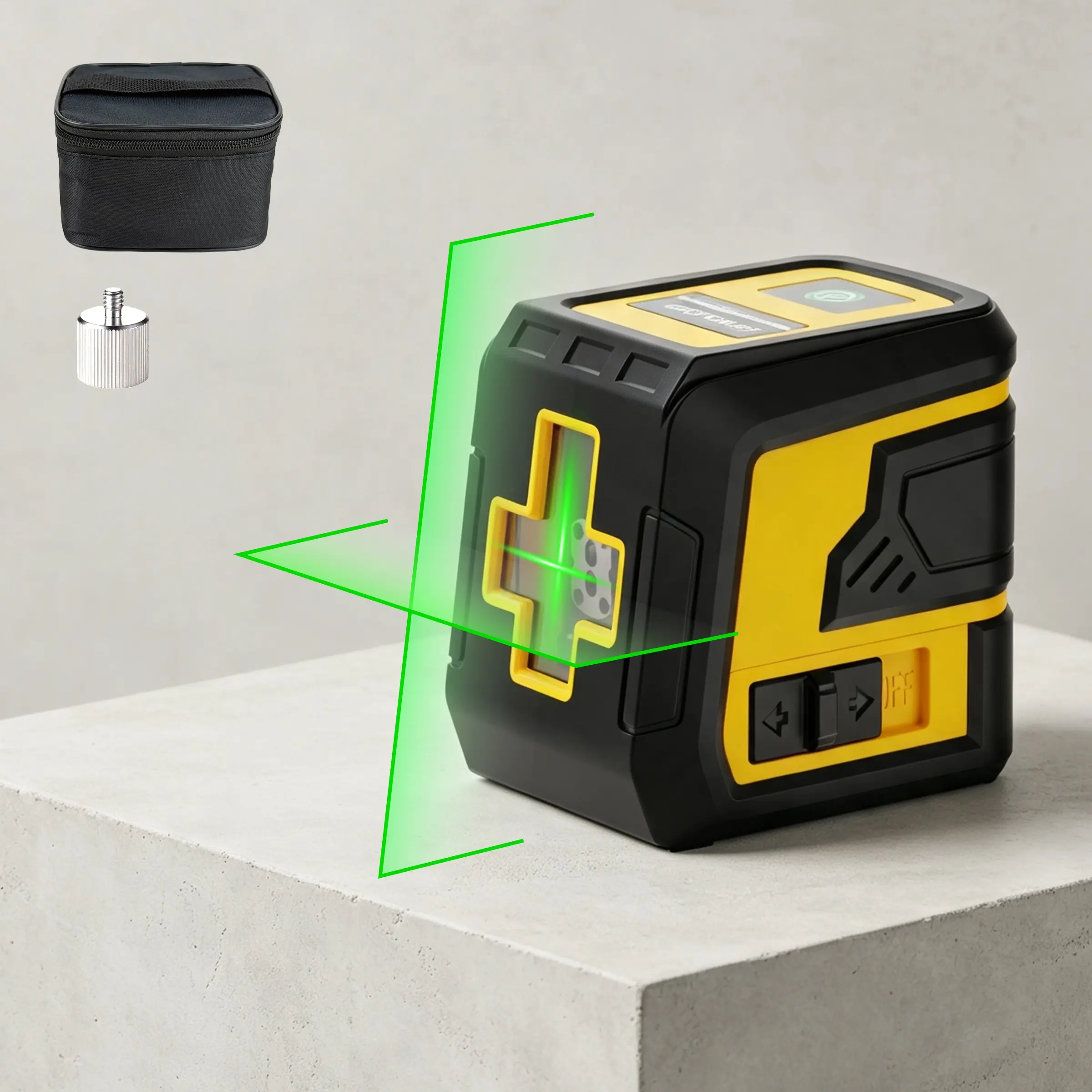 Mini 2-Line Laser Level, Laser Leveler, Auto-Leveling, Portable, Bright Crosshair, Adjustable Brightness, Compact, Easy to Use, DIY Home Measurement Tool