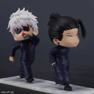 Jujutsu Kaisen Q Version Gojo Satoru & Megumi Fushiguro Figure Set, Detailed PVC Collectible Figurine, Perfect for Fans, High-Quality Display Piece