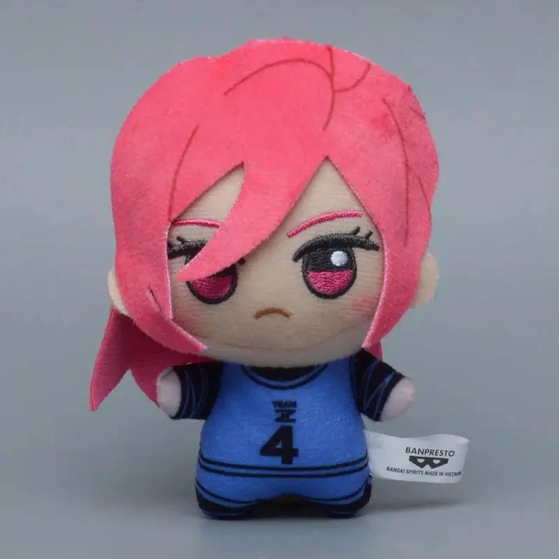 New10cm Blue Lock Plush Toy KeyChain Pendant Nagi Seishiro Chigiri Hyoma Gagamaru Gin Action Figure Soft Bag Pendant Gifts