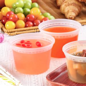 32 Sets 16 oz Plastic Deli Food Containers With Lids, Airtight Food Storage Containers, Freezer/Dishwasher/Microwave Safe, Soup Containers For Takeout Meal Prep Storage