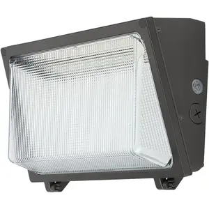 150W LED Wall Pack 120W 100W Adjustable, 19500lm 5000K 120-277V Dusk-to- Outdoor Lighting Exterior Light for House Parking Lot Warehouse Entrance, ETL Listed 1-Pack