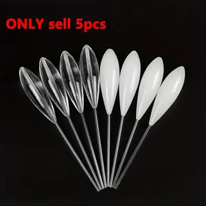 5-Piece Fly Fishing Gear Set, Fishing Lures Kit, Fishing Equipment, Fishing Lures Aids(Bombarda),  Slow-sinking Float (transparent) and white Floating Float Two Styles for You to Choose in Different Situations  Casting Floats for Lure Fishing