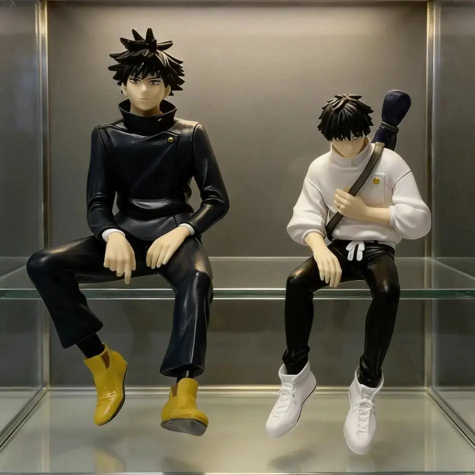 Hot Jujutsu Kaisen Okkotsu Yuta Fushiguro Megumi 14.5-17cm Sitting Posture Anime Model Figure Good Pvc Desktop Periphery Doll