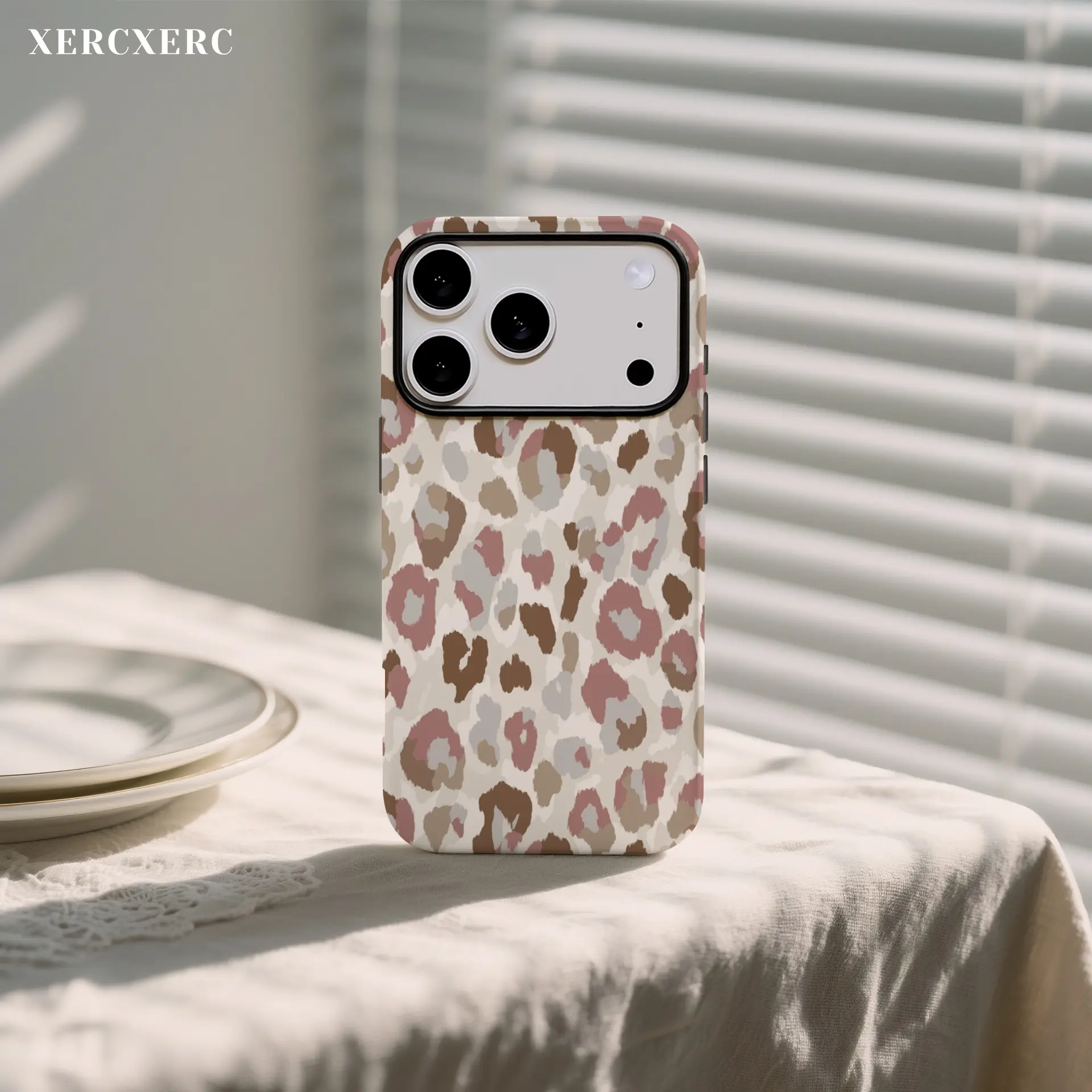 Pink & brown spotted pattern 2-in-1 Magnetic phone case: outer PC hard shell, inner TPU soft matte/glossy finish, protective daily cover, case, cases, funda para phone, cover matching gift, case for iPhone 11 12 13 14 15 16 16e 17 Pro ProMax Air,Galaxy S2