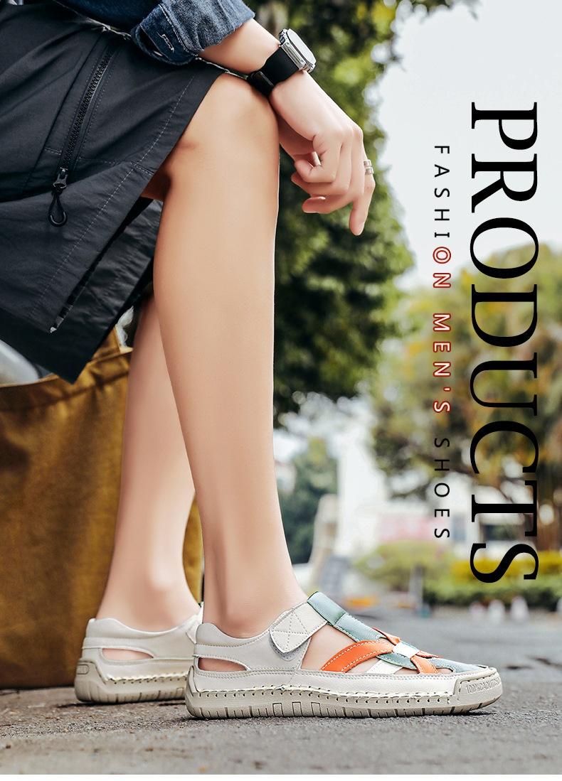 Handmade Woven Sandals for Women 2026 New Casual Sport Sandals Summer Outdoor Comfort Breathable Flat Shoes