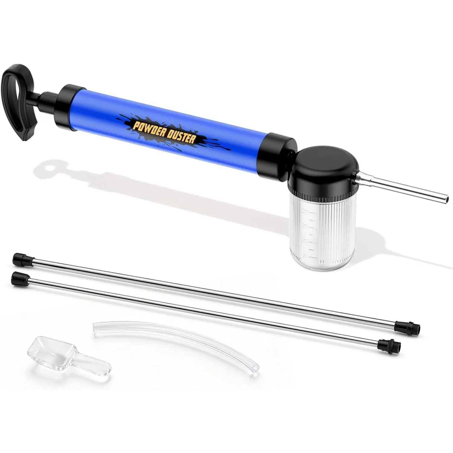 Powder Duster Applicator with Extendable Rod Blue