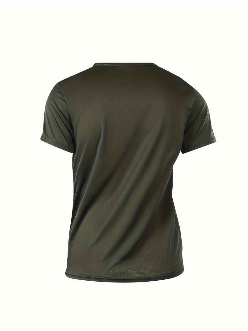 9-Pack Men's Premium Solid Color Crew Neck T-Shirts Breathable,Quick-Drying, Moisture-Wicking,SlightlyStretchy,Comfortable Workouts, RunningGymand Casual Wear, Available:,Gray, Blu Oliv Menswear Athletic Style Athletic Fitness Top