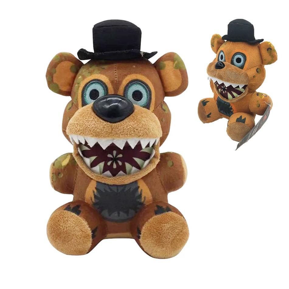 Hot 18cm Fnaf Plush Toys Kawaii Freddys Animal Foxy Bonnie Bear Ribbit Stuffed Plush Toys In Stock Plush ​Birthday Gift