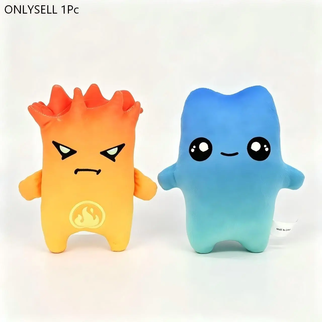 7.78inch Sprite Plush Doll Game Character Stuffed Toy Soft Collectible Gift For Birthday Ideal Furry Companion Battle Royale Inspired Blue Furry Friend