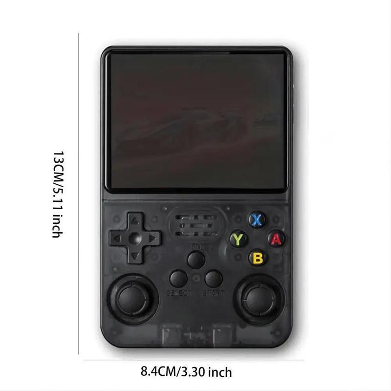 R36S Portable Game Console, 3.5 Inch IPS Screen Retro Video Game Console, Rechargeable Handheld Game Console with 64G TF Card