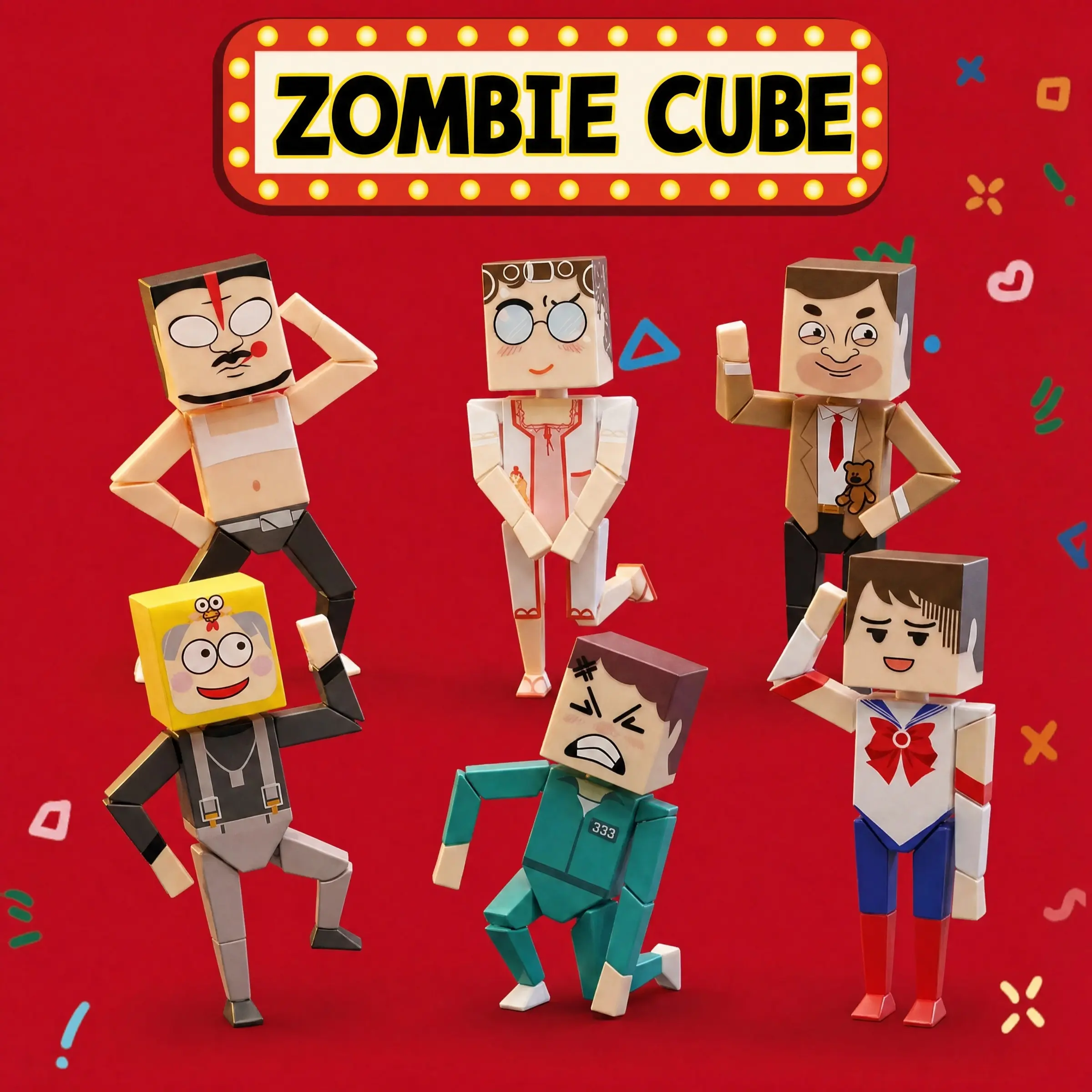 New Horizons Toys Zombie Cube Ver. Toybox CosKings Series Figures Blind Box Toy Art Toy