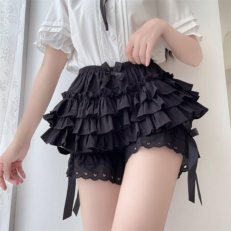 Womens Lace Ruffle Bloomers Shorts Layered Pettipants Victorian Pumpkin Pants Panties Booty Shorts Lolita Dress Safety Shorts Womens Lace Ruffle Bloomers Shorts Layered Pettipants Victorian Pumpkin Pants Panties Booty Shorts Lolita Dress Safety Shorts