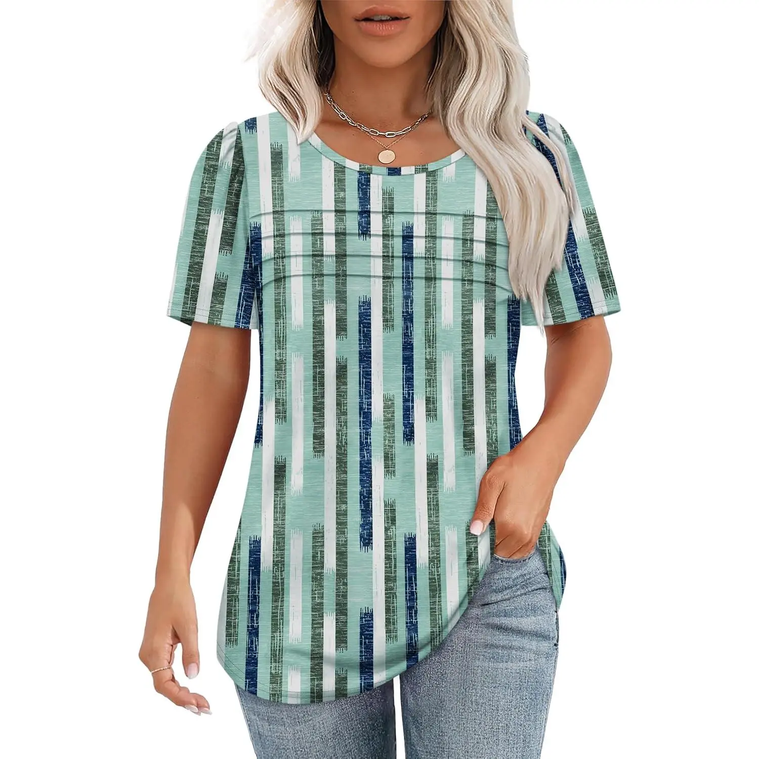 5-green Stripes