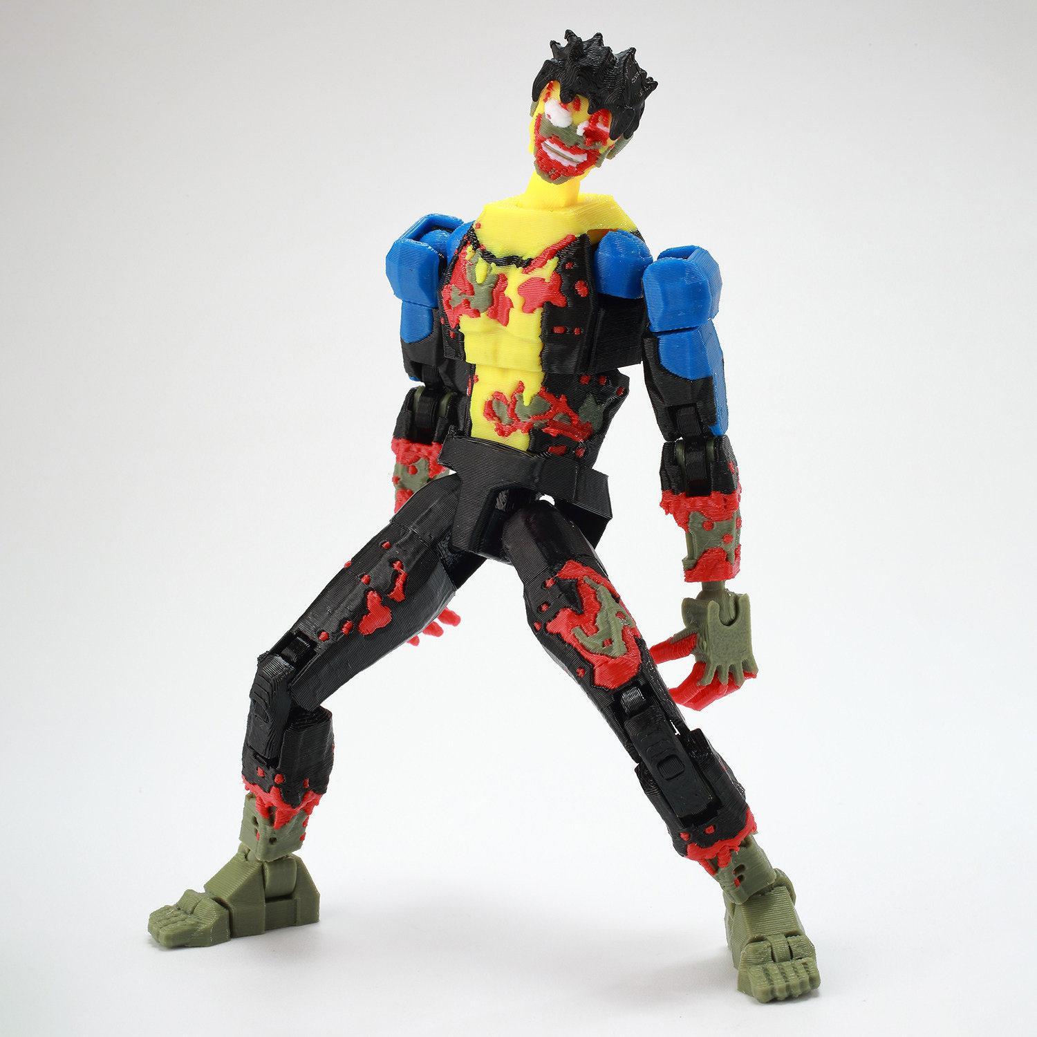 In Stock New 3D Printed Invincible T13 Dummy 13 Action Figure Multi-Jointed Movable Shapeshift Superhero Model Toy