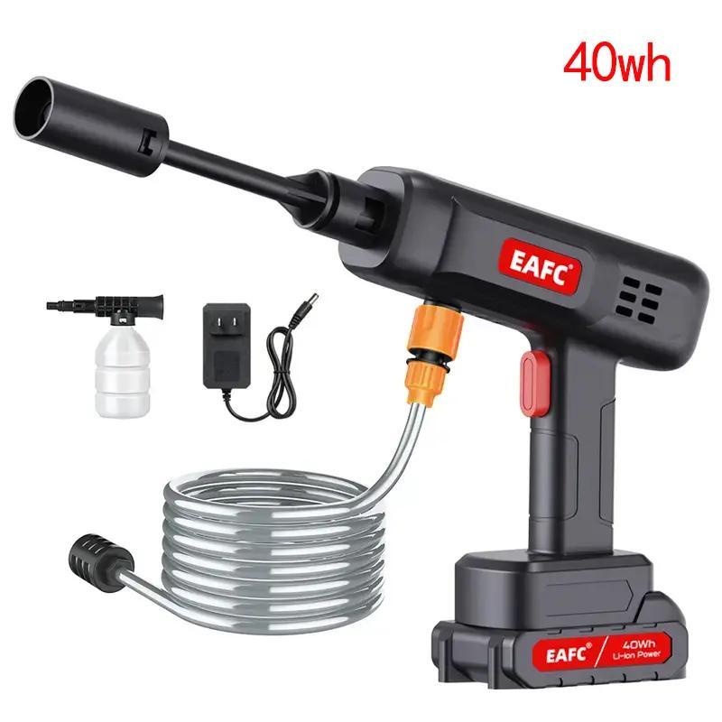 Portable High Pressure Car Washing Water Gun, Car Wash Sprayer, 1 Count Multifunctional Wireless Rechargeable High Pressure Water Gun, Suitable for Car, Floor Washing