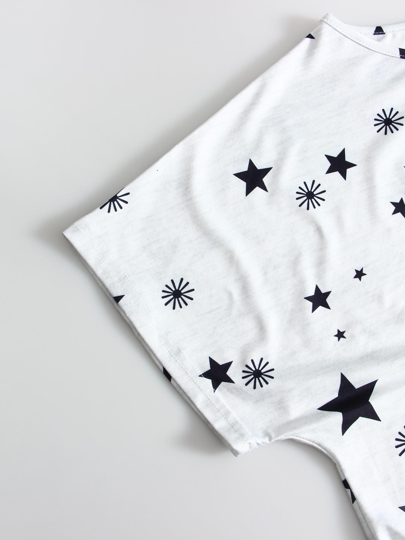 Women's Tie-Dye Butterfly Heart Print Sleepwear, Lady Leopard Coffee Color Round Neck Loose Fit Pajamas, Comfortable Soft Loungewear, Homewear