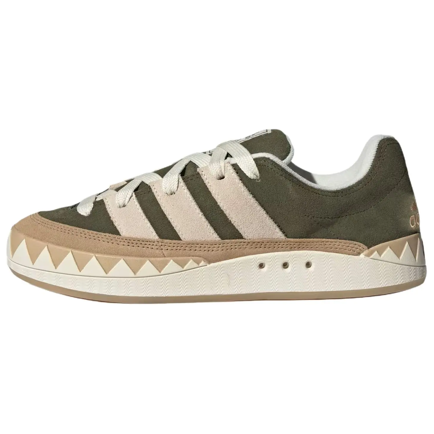Adidas Adimatic Comfortable Unisex Sneakers – Classic Shark Loafer in Green Verifiable, with credentials and supporting global authentication