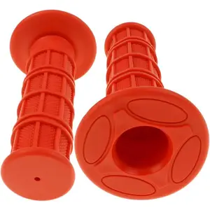 Universal 7/8" 22mm 24mm Motorcycle Handlebar Grips, Non Slip Soft Rubber Hand Grips for Dirt Bike Pit Bike Honda Yamaha Suzuki Kawasaki KLX CRF YZF