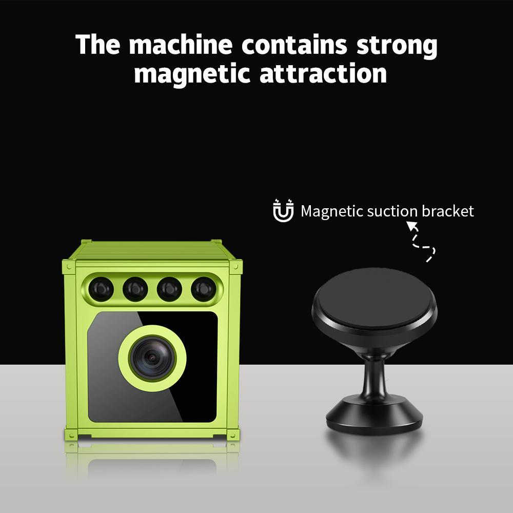 2K Dual-Band WiFi Window Camera, No-Drill Glass Mount, Clear Outdoor View, Color Night Vision, Easy Setup, Compact Indoor Camera for Home & Apartment, Smart Recording Device with 32GB Memory Card