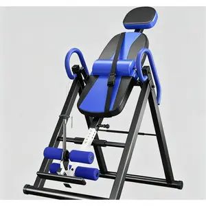 Gravity Heavy Duty Inversion Table for Pain Relief Therapy with Headrest & Adjustable Protective Belt Back Stretcher Machine