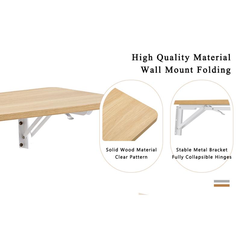 [SOIYELIFE] Laundry Room Folding Table Wall Mounted Folding Table for Small Spaces,Fold Down Desk,Workbench,Addition to Garage & Shed/Office/Laundry Room/Bar/Kitchen & Dining Room,31.5*15.7*6.5 inches.Cool furniture