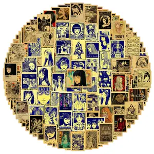 110 Pieces Classic Horror Comic Style Stickers Trendy Art Daily Decorative Decals