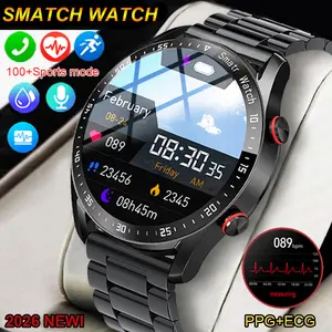 2026 New Classic Smart Watch Men Women ECG+PPG HD Screen Bluetooth Call GPS Tracker Heart Rate IP68 Waterproof Sports Smartwatch gift