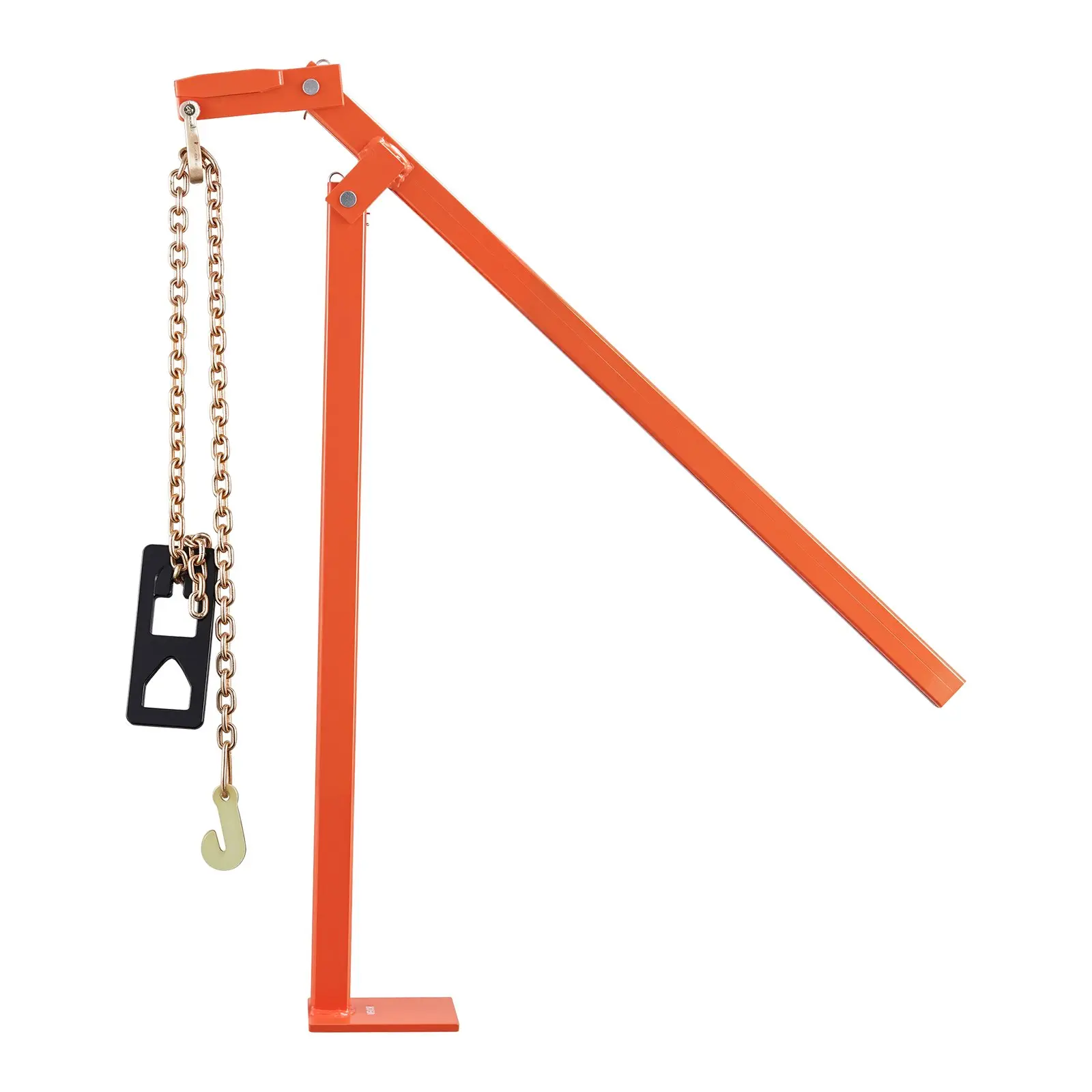36 in T Post Puller, Heavy Duty Fence Post Pullers with Puller Plate 47 in Lifting Chain, Labor-Saving T-Post Remover Tool for Round Fence Posts, Sign Posts Tree Stumps