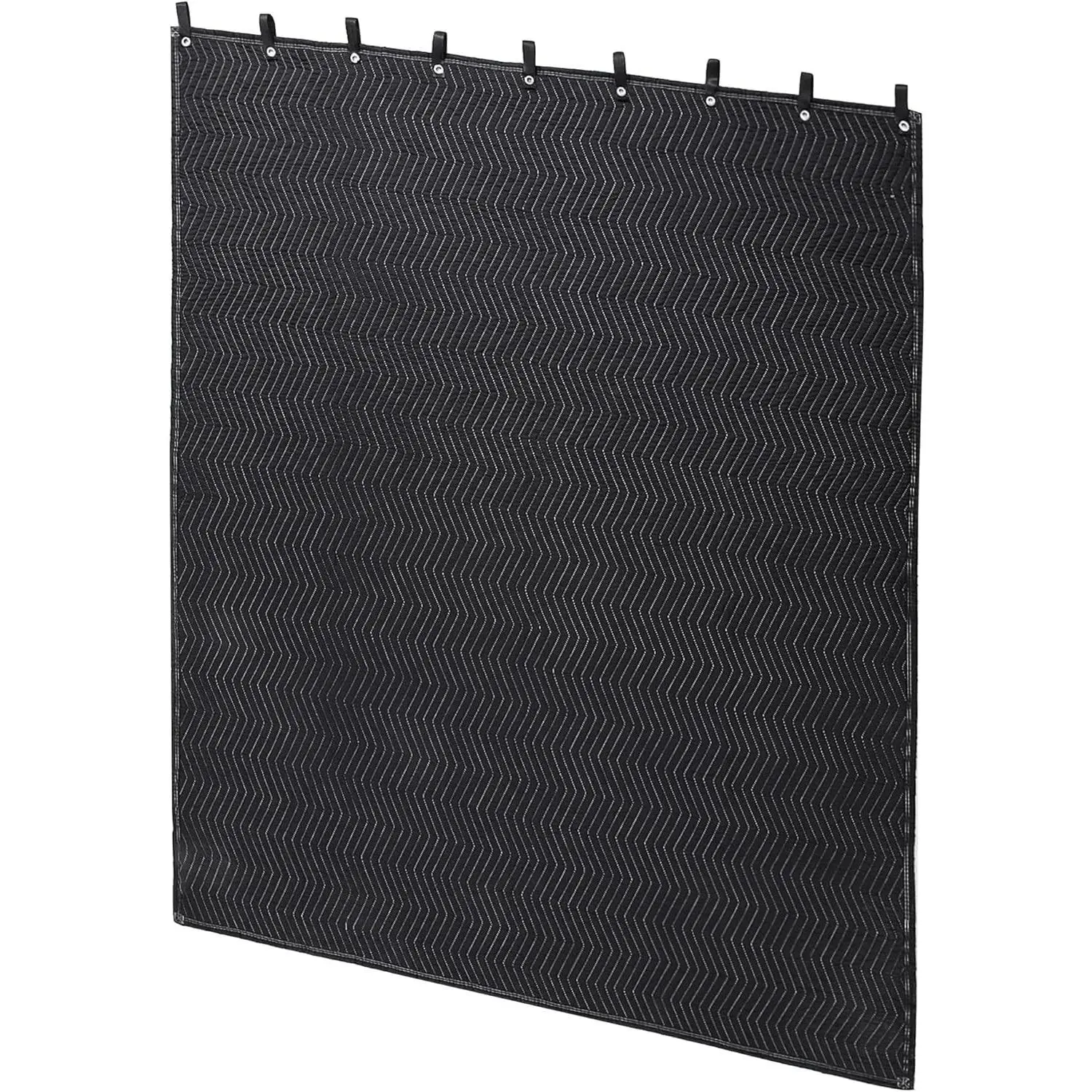 Studio Sound Blanket, Large Soundproof Blanket with Grommets, Heavy Duty Sound Dampening Noise Reducing Divider for Workshop, Basement, Laundry, Acoustic (Black, 48 * 72)