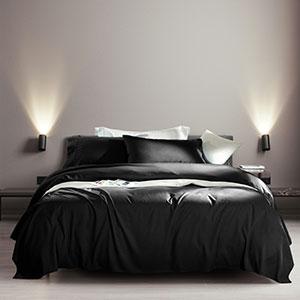 Sheet Super Microfiber 1800 Thread Count Egyptian Fit 18-24 Inch Deep Pocket Mattress Wrinkle-6 (Black, Full)