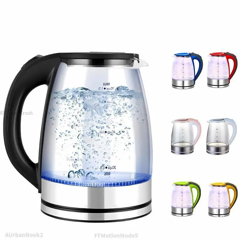 1.8L Stainless Steel Electric Kettle for Tea & Coffee - Modern Multifunctional Appliance with Fast Boil, Auto Shut-Off & Overheat Protection, Kitchen Appliances, Swivel Base