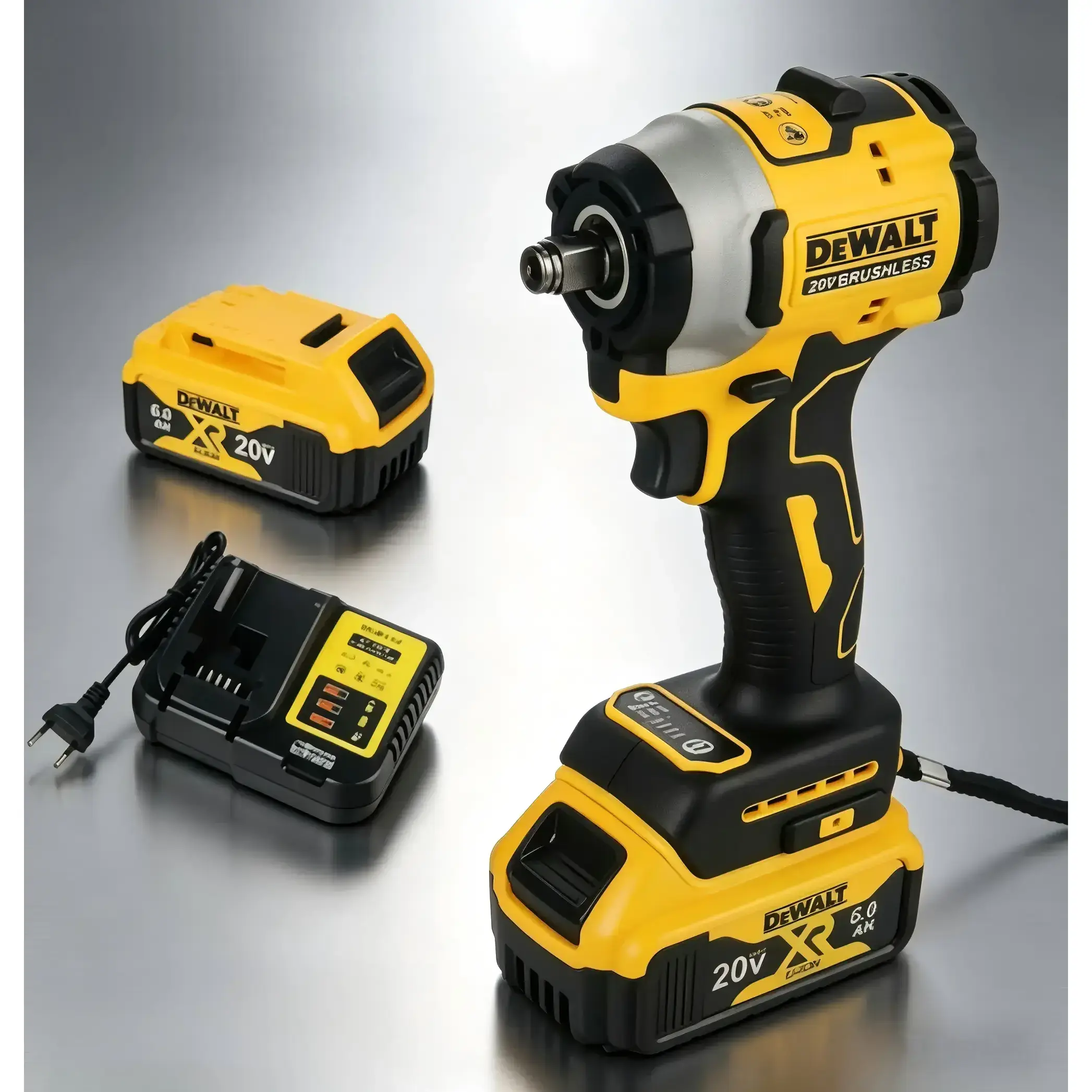 DeWALT DCF850 20V MAX ATOMIC Brushless Compact Impact Driver - High Torque Cordless Screwdriver, LED Work Light, Professional Heavy Duty Work Tool for Construction, Automotive Repair, Work Tools