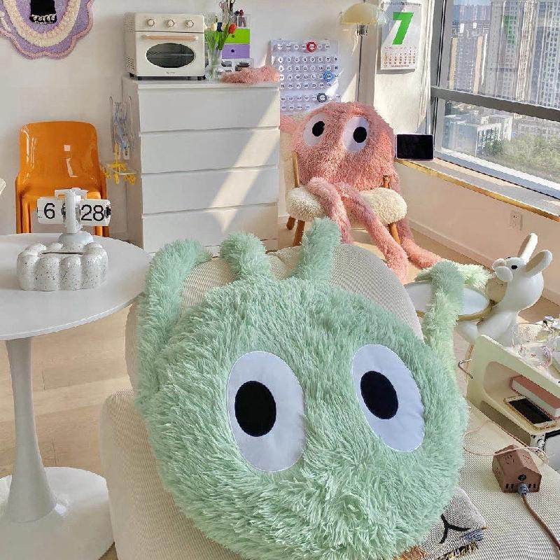 Giant Cute Black Briquettes Octopus Plush Toy Stuffed Long Legs Octopus Doll Plush Animal Pillow Creative Gift Kawaii Room Decor